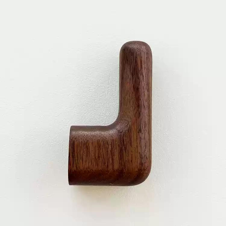 Высококачественный черный орех и бук, скандинавский японский крючок для пальто