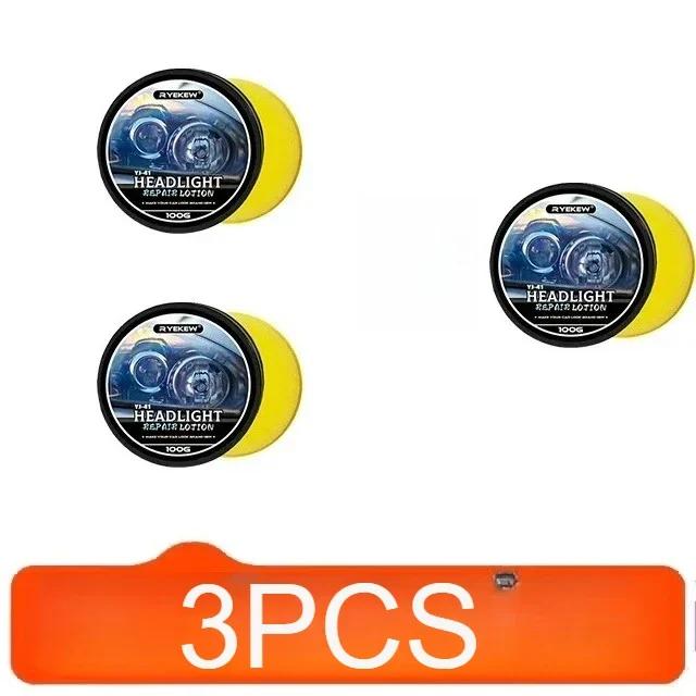 YC19 Auto Scheinwerfer Restaurierungs Poliersets Scheinwerfer Kratzerentferner Reparatur Reinigungspaste Entfernt Oxidation Scheinwerfer Poli