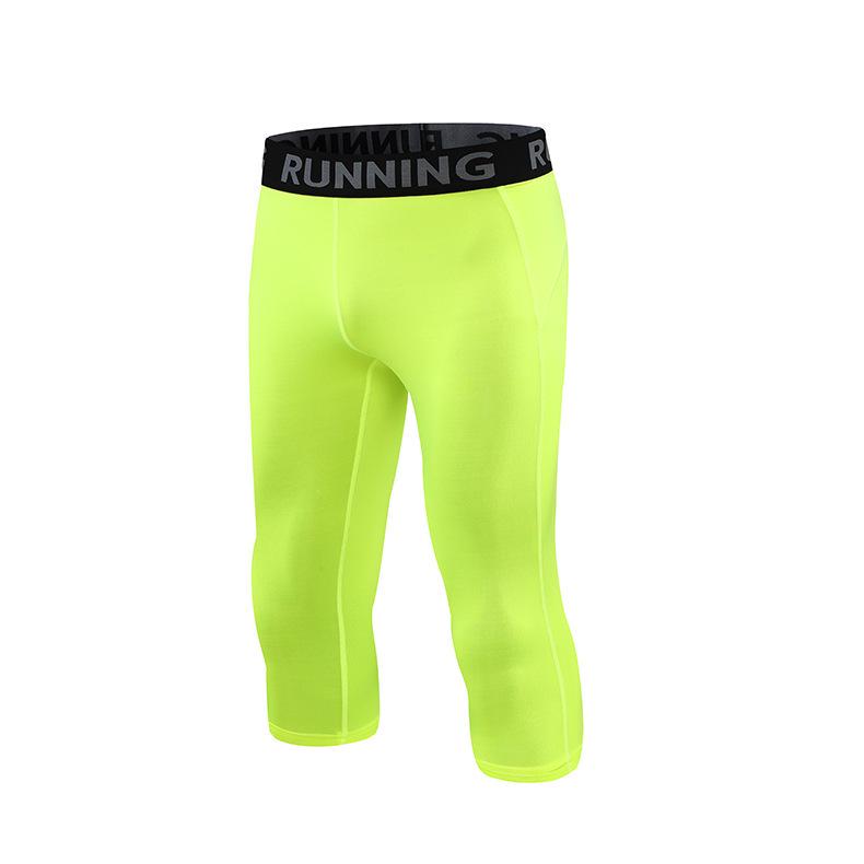 Herren & Kinder Schnelltrocknende Kompressions-Laufshorts - 7/8 Länge