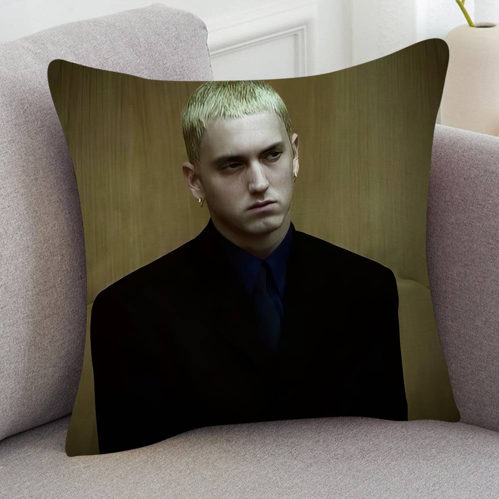 Singer Eminem Cute Cartoon L Game Cushion Cover Pillowcase Upholstery Sofa Throw Pillow Home Decor Pillowcas