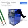 American Academy Hand-Cranked Pencil Sharpener for Sketch & Charcoal Pencils – Long Core & Special Automatic Sharpening