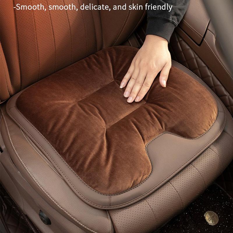 Car Seat Cushion Flannel Winter Warm Anti Slip Rear Seat Soft Pad For Volkswagen VW Golf 7 MK7 Golf 8 Mk8 Tiguan MK2 Polo Jetta