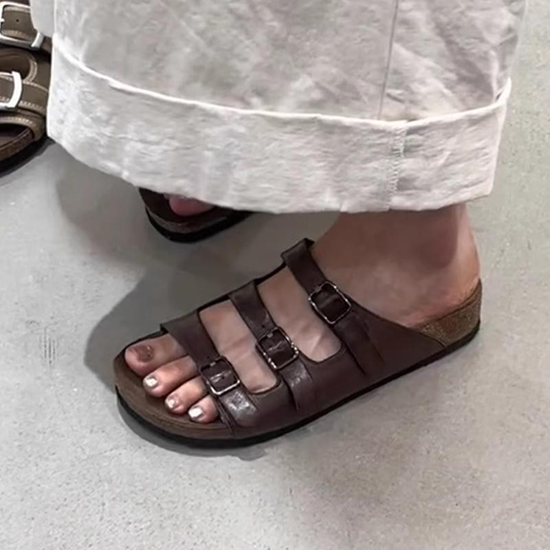 Fashion Women Slippers Flats New Fashion Shoes Dress Designer Woman's Sandals 2025 Summer Walking Cozy Slides Luxury Sandalias De Mujer