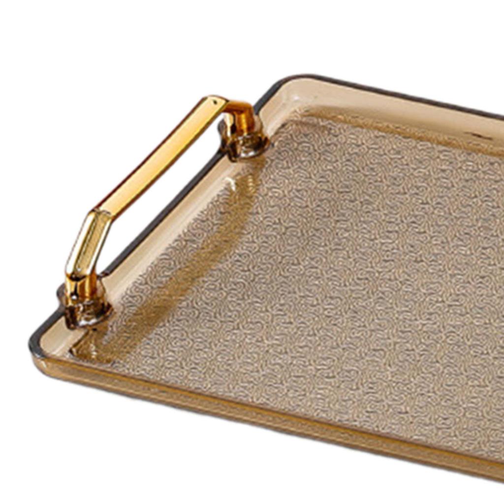 Vanity Tray Dish Serving Tray Storage Organizer Plate for Living Room Guest Room