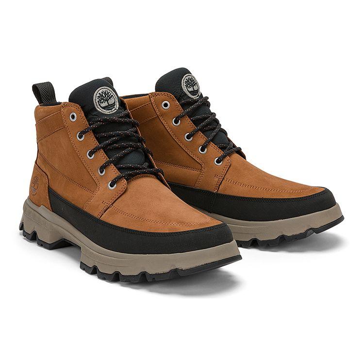 Timberland Leather Waterproof Durable Short Outdoor Boots Men Boots Rust A5USHF13