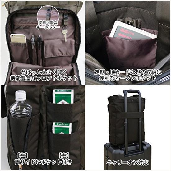 On 2WAY Backpack Black [Kaban Souko] [Moustache Time] JKA-2011