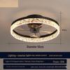 Dream Bubble Ceiling Fan Light with Remote