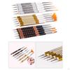 5x Nail Art Brushes Point Drill Drawing Painting Tools Liner Brush Manicure