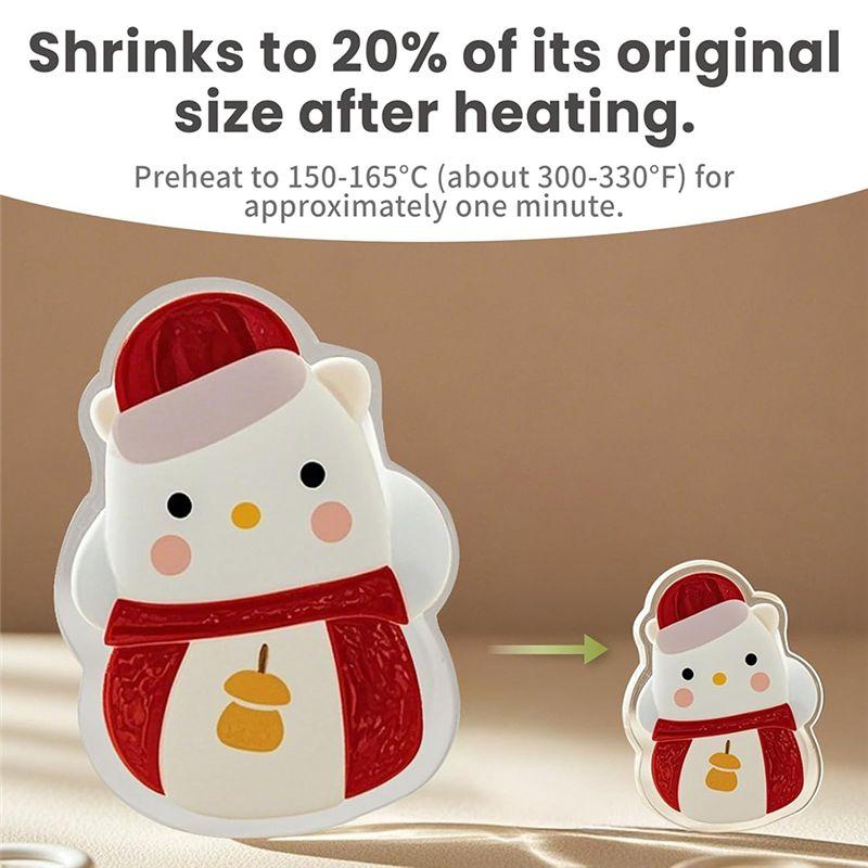 A20F-Printable Heat Shrink Sheets, Printable Shrink Plastic Sheet Films Shrink Paper For DIY Crafts, Jewelry,Keychains