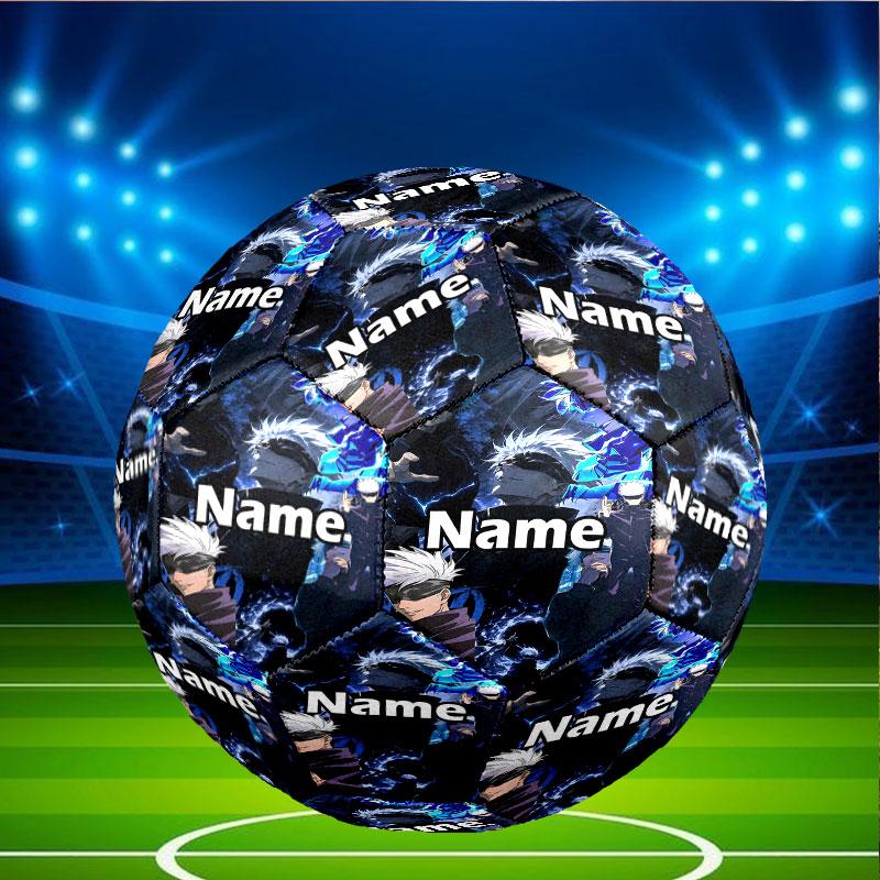 Custom Name Personalized Jujutsu Kaisen Print Size 5 Soccer Ball Training & Match Football, for Team, Kicking, Gift for Football Enthusiasts
