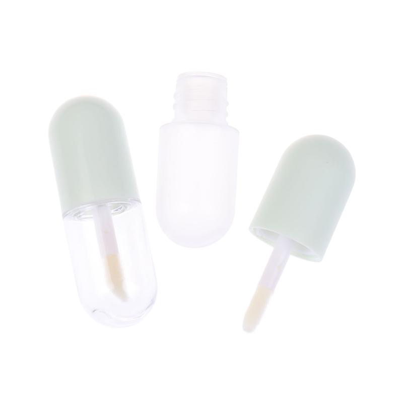 5Ml Mini Capsule Lip Gloss Lip Glaze Empty Tube Lipstick Diy Plastic Lip Balm Tube Lipstick Sample Cosmetic Container Travel