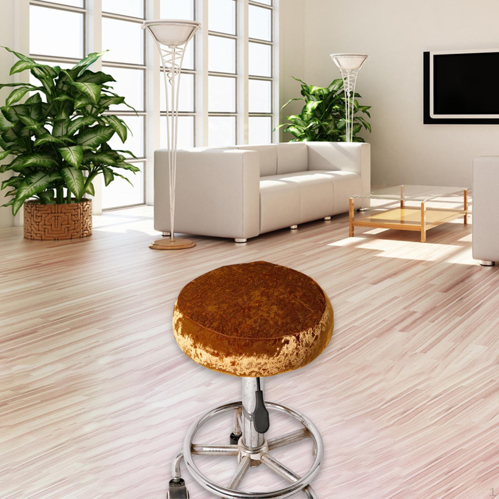 Stool Covers 28-35cm Stretchable Dustproof Elastic for Bar Office Gold 597₽