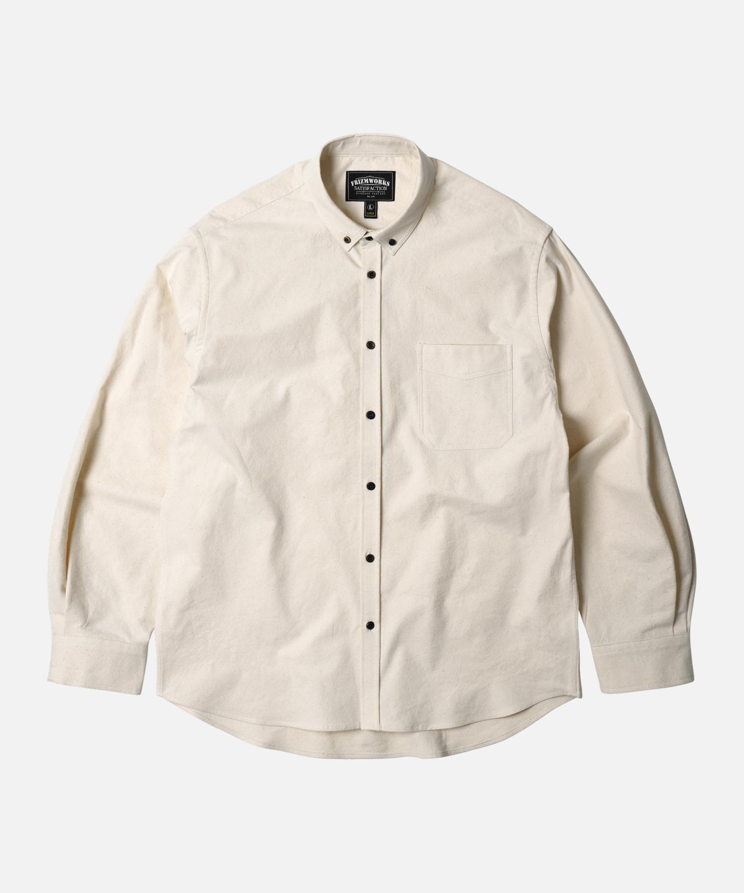 Prism Works Flannel French Shirt _ Natural Natural/S