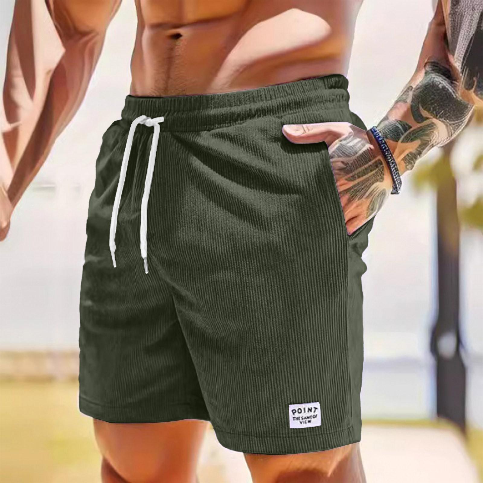 

Мужские спортивные штаны со шнуровкой, мужские шорты-карго, повседневные брюки L армия зеленый
