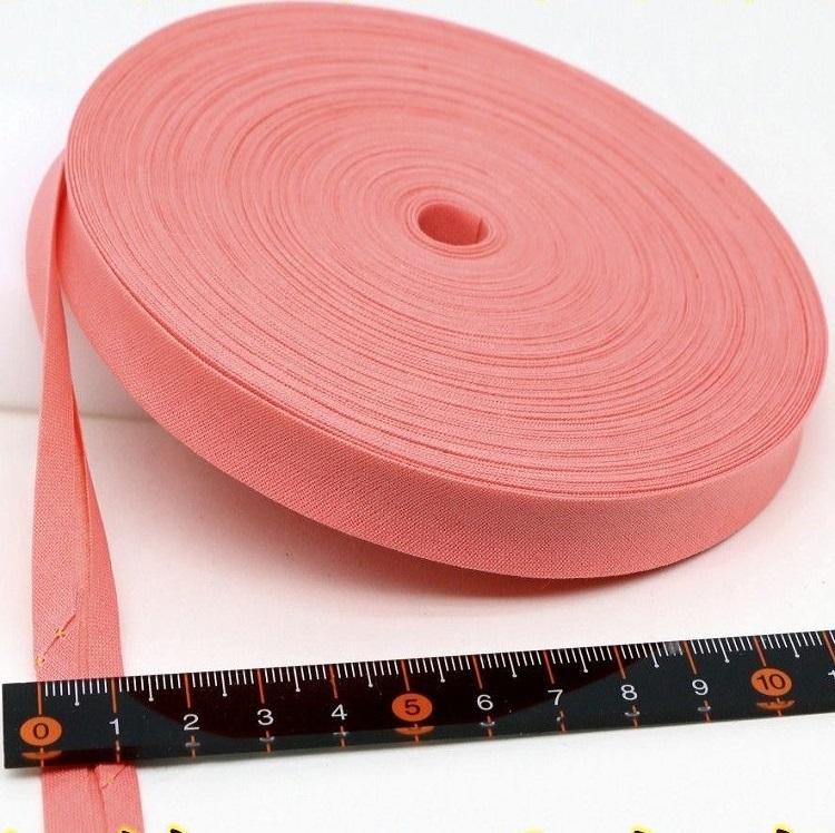 12mm(1/2") Narrow Ironed Single Folded Cotton Solid Color Bias Binding Tape Diy Ribbon Garment Quilt Craft Sewing Accessories