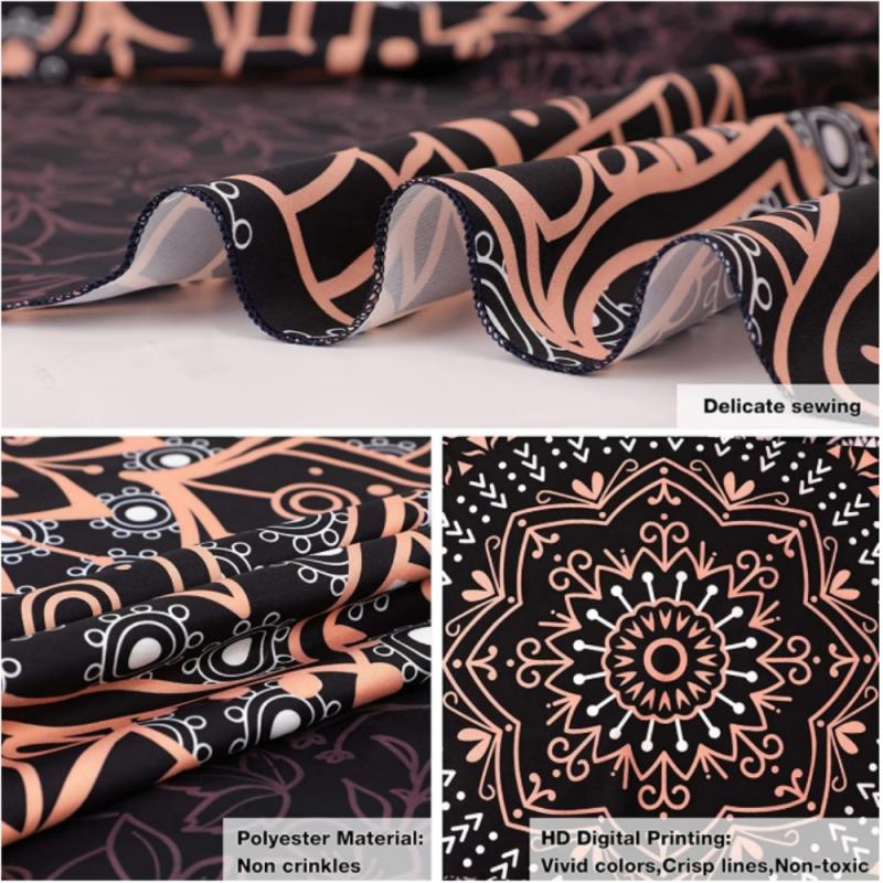 VIKAMA Halloween Giant Wave Pirate Captain Skull Double Knife Tapestry Retro Navigation Storm Skull Wall Cloth Party Decoration