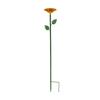 Bee Watering Station Metal Bee Water Feeder with Stake Standing Bee Feeder Flower Shape Multi-Function Gardening Supplies