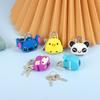 Cartoon Doll Lock Metal Mini Padlock Creative Cute Safety Anti-Theft Luggage Lock