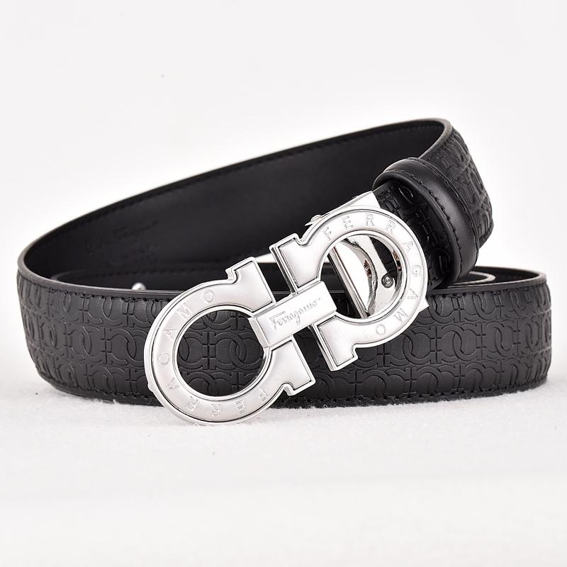

Salvatore Ferragamo Men s Belt Luxury Brand Designer Automatic Buckle Belt Suit Jeans Formal Brand 115cm