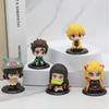 Фігурка Іграшка Demon Slayer Аніме Kimetsu no Yaiba Версія Q Сидячий Танджіро Незуко Іноске Зеніцу Модель Фігурки PVD Лялька Подарунок