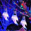 1-4PCS Halloween LED Floating Ghost Decor Hanging Haunted Blow Up Figures Glow for Party Yard Decoration Props