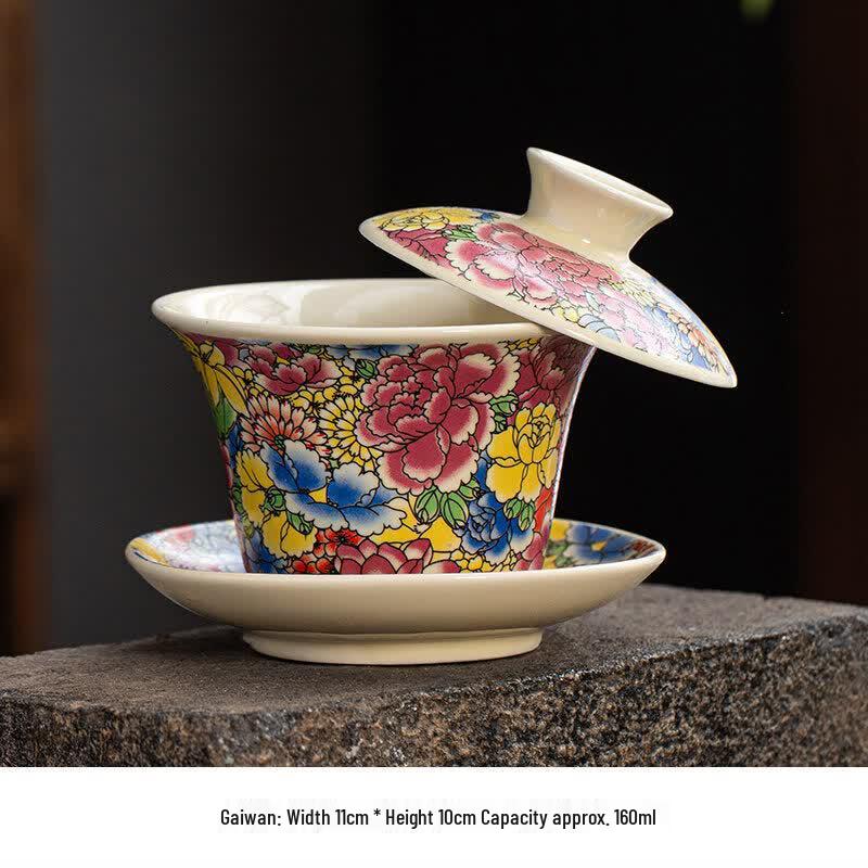 Yuzhuo Ceramic Gaiwan Tea Bowl