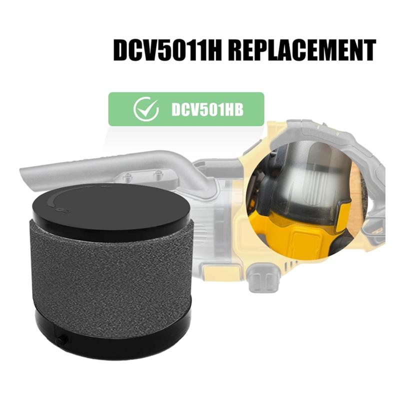 A78E-DCV5011H HEPA Filter For 20V Cordless Hand Vacuum Ultra Durable Accessories Long Lasting Spare Accessories