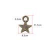 100pcs/bag Alloy Star Pendant Charm Pendants Handmake Chains For DIY Jewelry Making Findings Bracelet Crafts Accessories