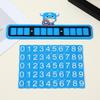 Personalized Creative Cartoon Car Parking Sign & Phone Number Plate