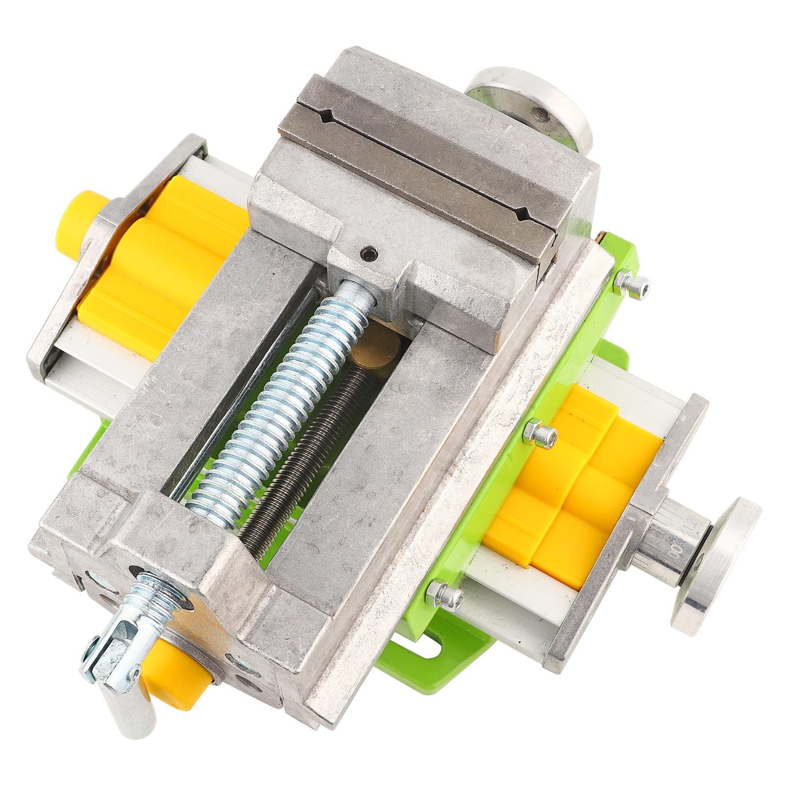 

3-дюймовые тиски для сверления с крестообразным скольжением, плоские щипцы, двухсторонний настольный зажим XY