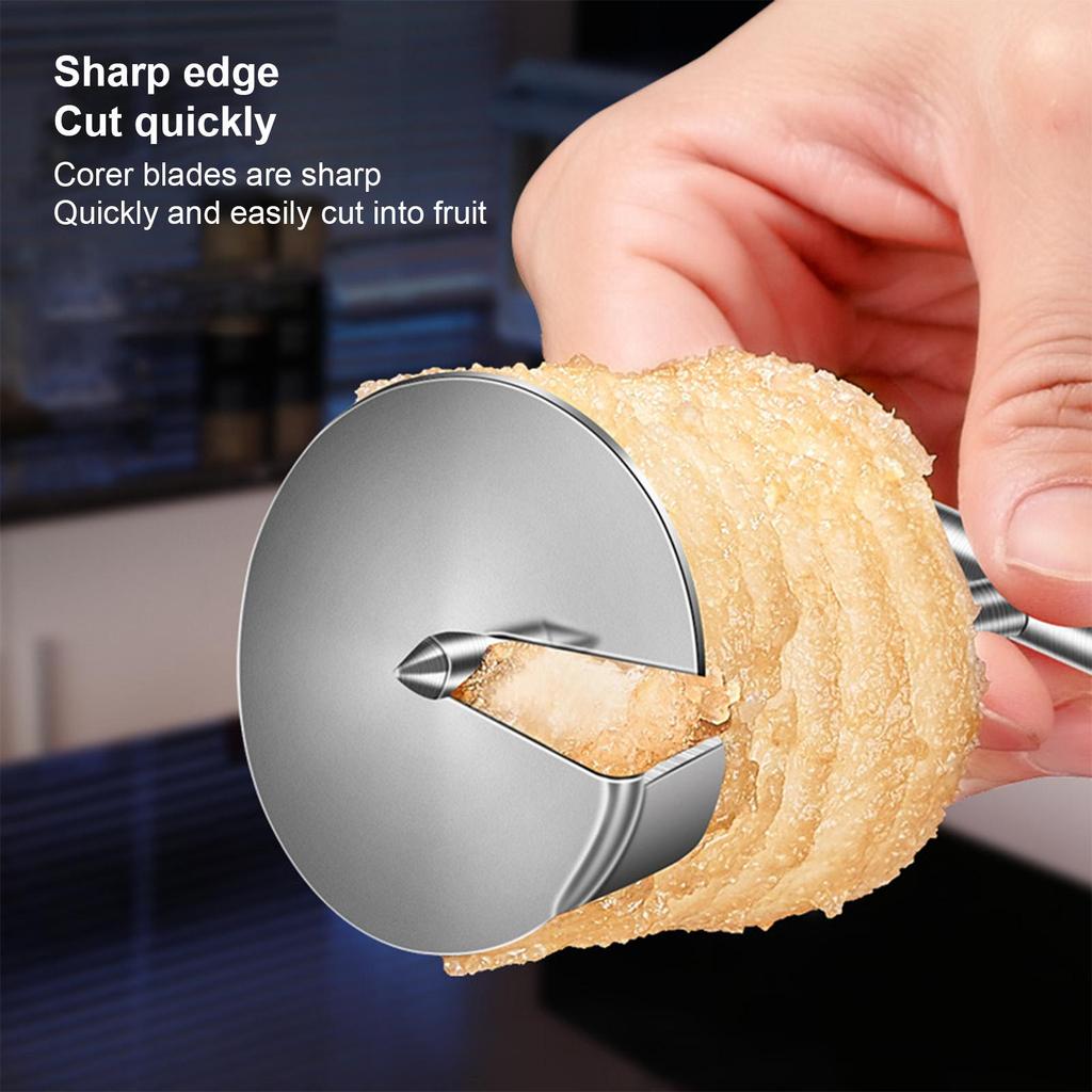 Fruit Corer Food Grade Detachable Handle Kitchen Gadgets Easy Use Kitchen Fruit Corer Tool For Bell Peppers Baking Cooking