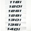 3D ABS Black Car Suitcase Rear Letters Logo Emblem Sticker For BMW 116d 118d 120d 125d 130d 135d 140d F20 E81 E82 E87 Acc