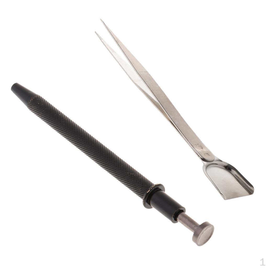 

2 шт. Алмаз с бусинами-самоцветами 4-зубцовые легкие пики