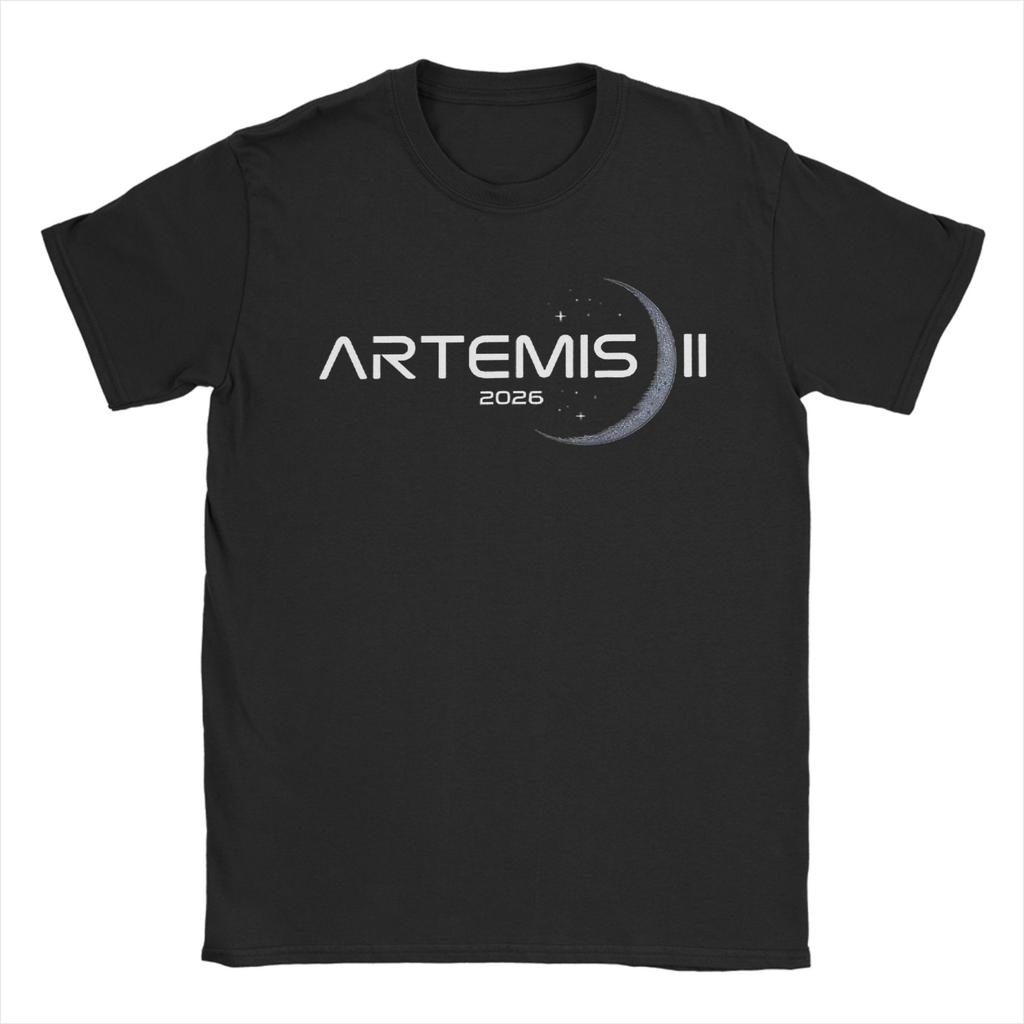 Printed Artemis II Mission To The Moon 2026 Artemis 2 T Shirt For Unisex Cotton Tshirts Short Sleeve Clothes