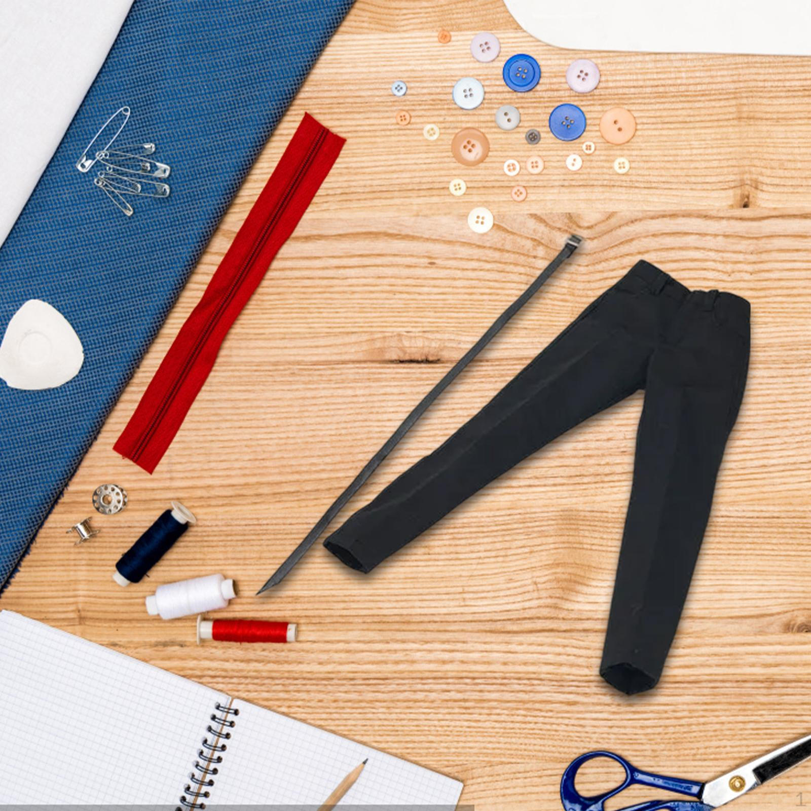 

1:6 Scale Figure Pants and Belt Mini Clothing Fashion Lightweight Miniature Doll Clothes Male