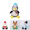 Christmas Santa Claus Plush Toy Cute Reindeer Stuffed Animal Holiday Gift 21cm