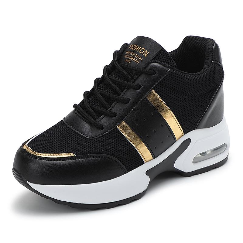 Fashion Platform Shoes for Women Air-cushion Walking Shoes Invisible Height-increasing Casual Shoes Traveling