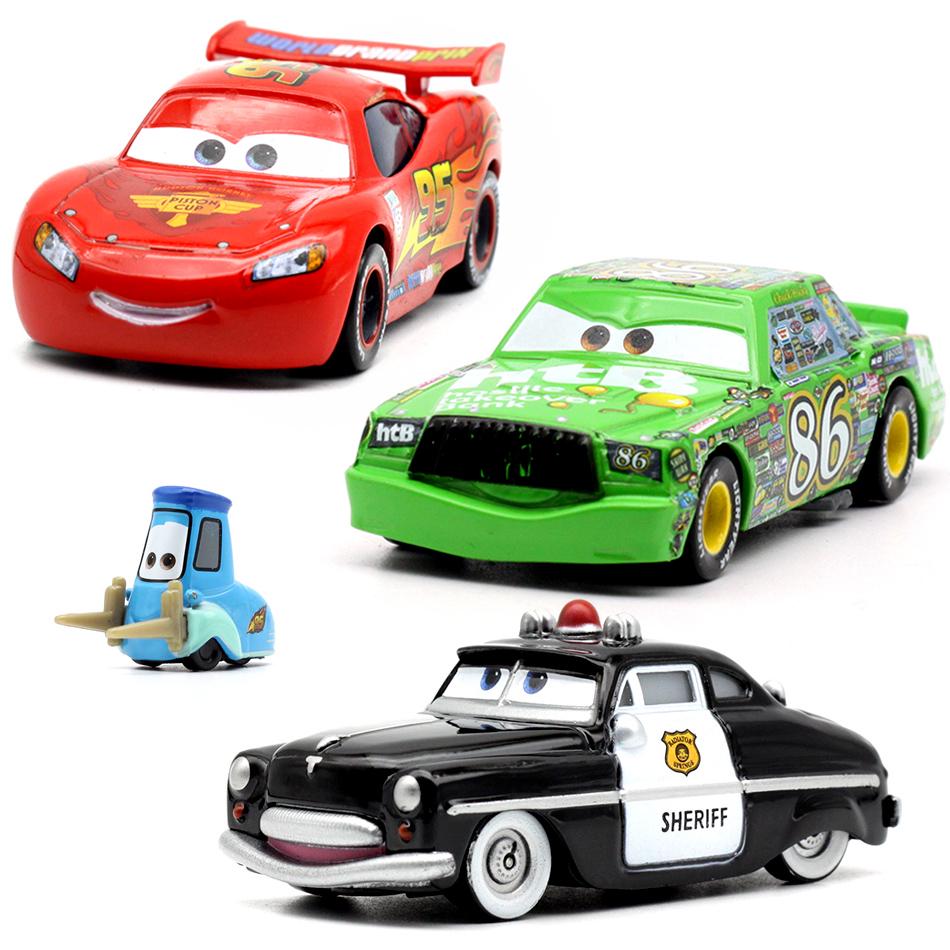 Pixar Cars Figures Lightning Mcqueen Racing 1:55 Die Cast Model Children Mini Vehicle Toys Series Birthday Gifts