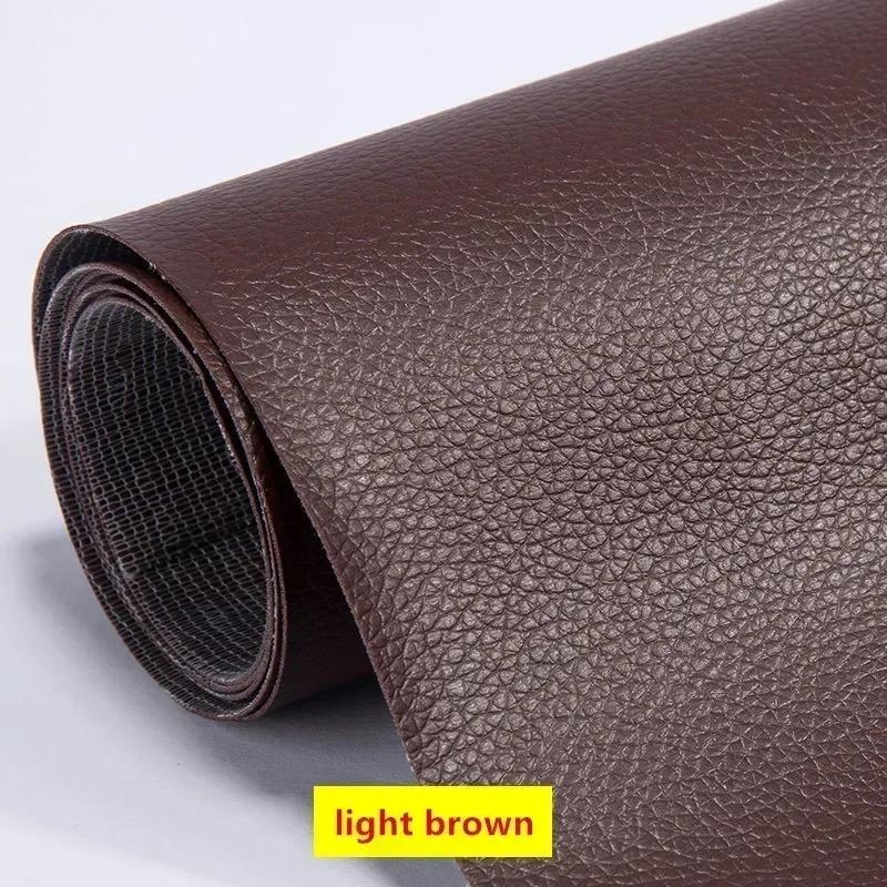 Self Adhesive Leather Repair Patches, 19/39/78/98x53 Inch Large Size Leather Fabric for Furniture, Car Seat, Couch, Sofa, Chair