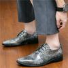 Britain Gentleman Designer New Pointed Shiny Patent Leather Flats Shoes For Wedding Casual Loafers Formal Dress Footwear