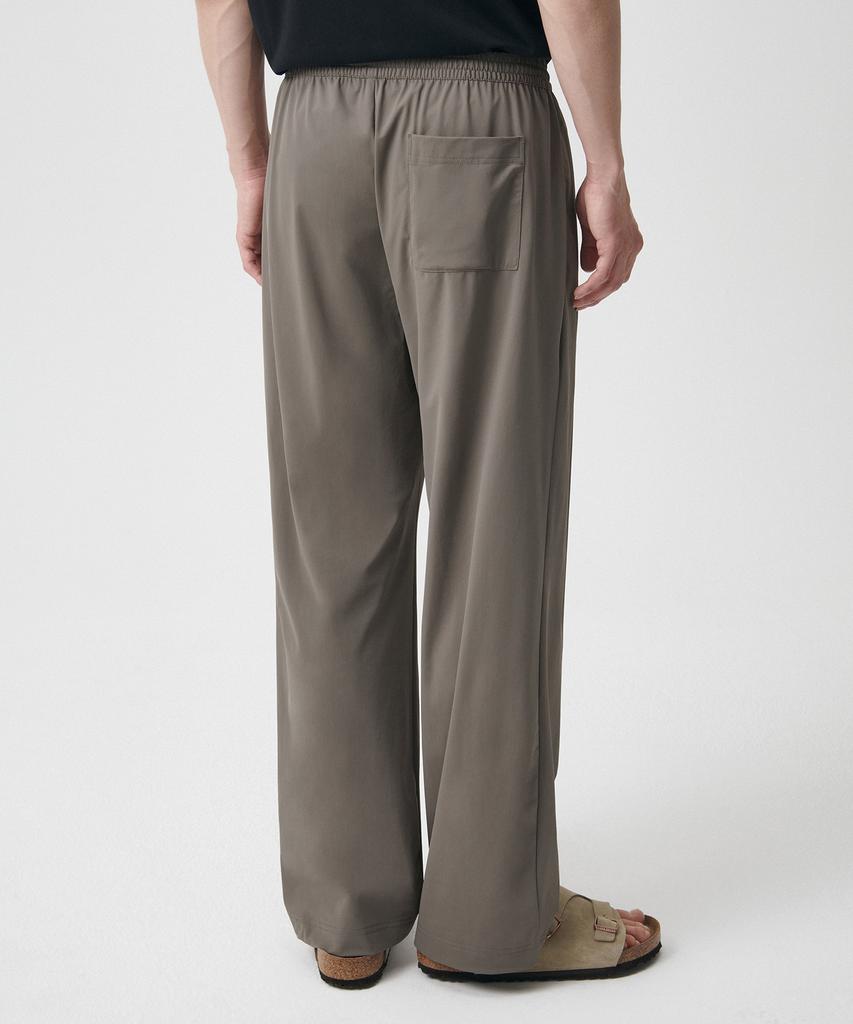 MUSINSA STANDARD Cooling Deep Tuck Wide Elastic Waist Pants [Dusty Beige]