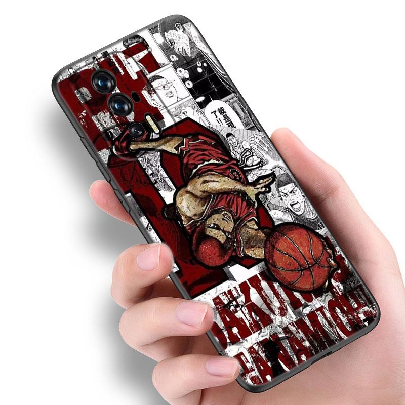 Anime Slam Dunk Black Silicone Phone Case For Xiaomi Redmi 7A 8A 9A 10A 11A 9C 10C 12C 13C 11 Prime A1 A2 Plus 12 4G Note 9T 12R