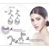 LSOOYH Natural Freshwater Pearl Earrings Choker For Women Casual Jewelry Pearl Bohemia Leaf Earrings