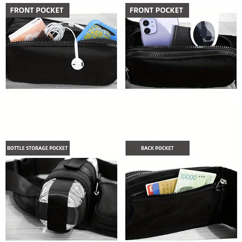 New sports waterproof fanny pack large capacity portable morning exercise simple running outdoor sports