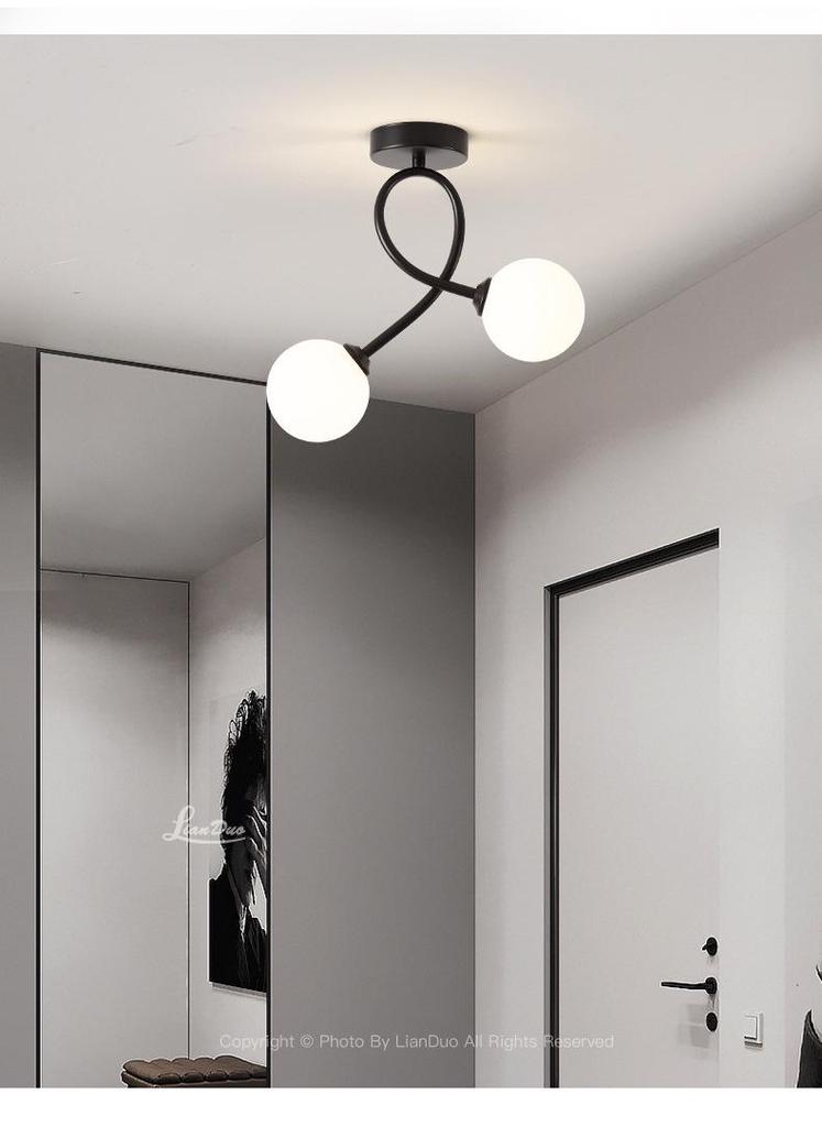 Modern Nordic Ceiling Light for Hallway, Balcony, or Entrance