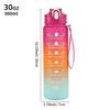 750ml Men's Durable Pop-up Lid Water Cup with Straw and Handle for Outdoor Sports