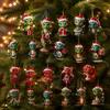 Creative Christmas Countdown Calendar Dragon Advent Calendars 2026, 24 Days with Party Favors 2D Acrylic Ornaments, Collectible Figures for Tree Home