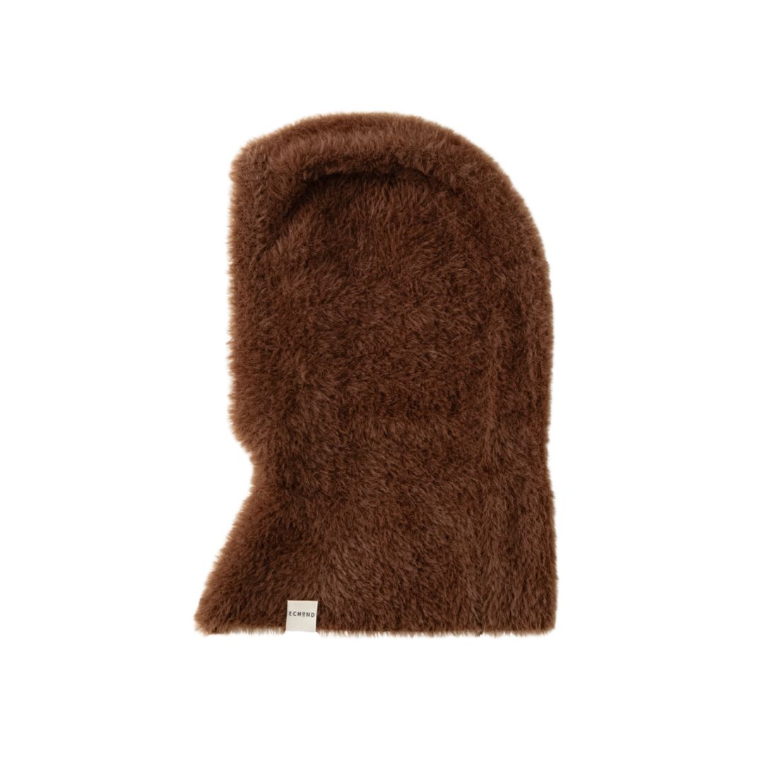 Echond Fluffy Balaclava – Brown