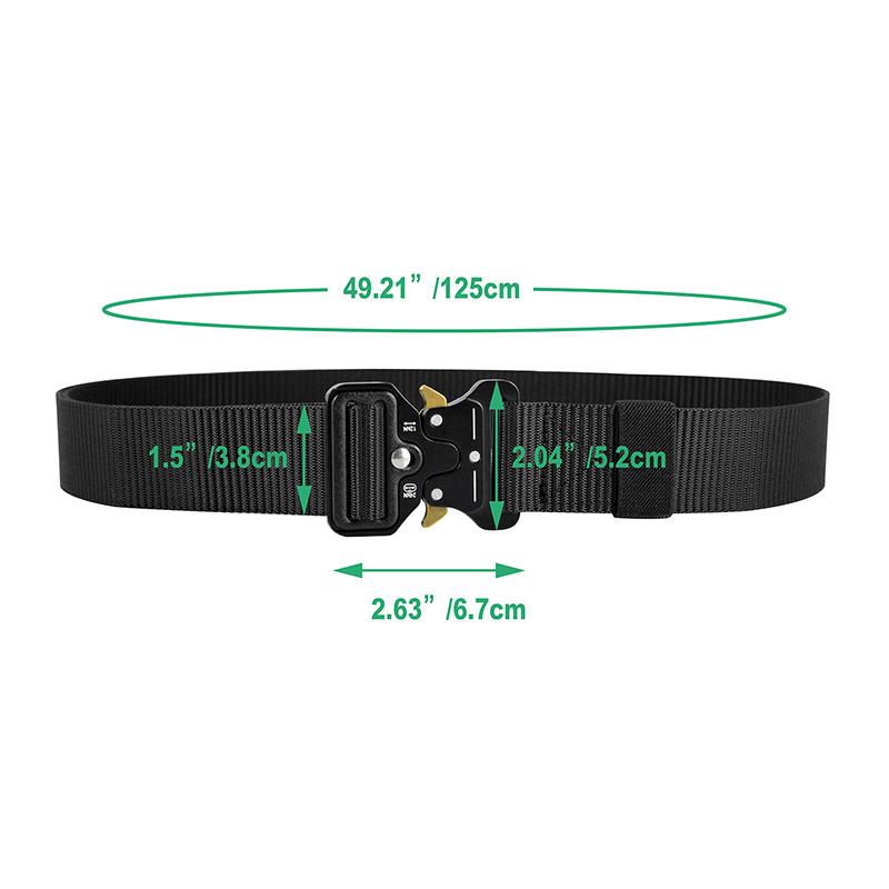 Tactical Belt Men'S Multi-Functional Outdoor Training Belt Men And Women'S General-Purpose Sports Hunting Durable Belt