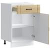 Kitchen Base Cabinet „Lucca” Sonoma Oak Glued Wood